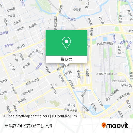 申滨路/通虹路(路口)地图