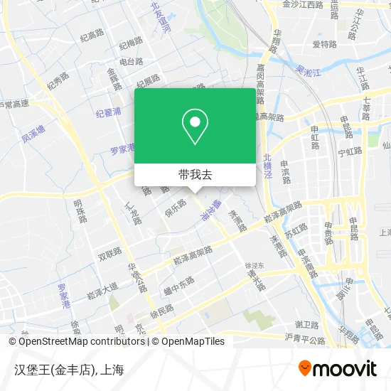 汉堡王(金丰店)地图