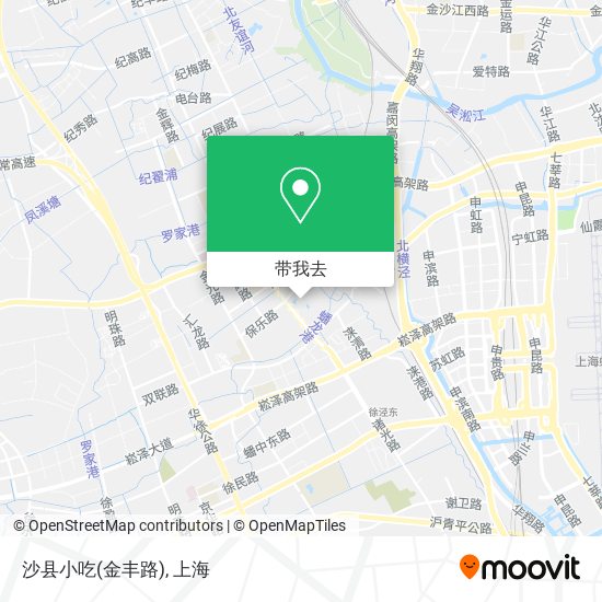 沙县小吃(金丰路)地图