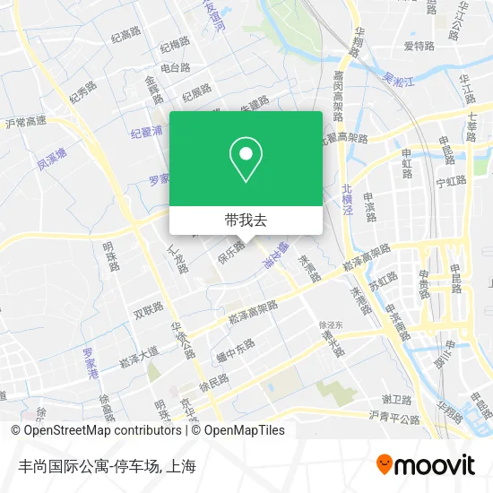 丰尚国际公寓-停车场地图