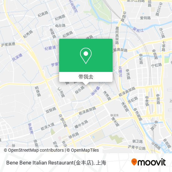 Bene Bene Italian Restaurant(金丰店)地图