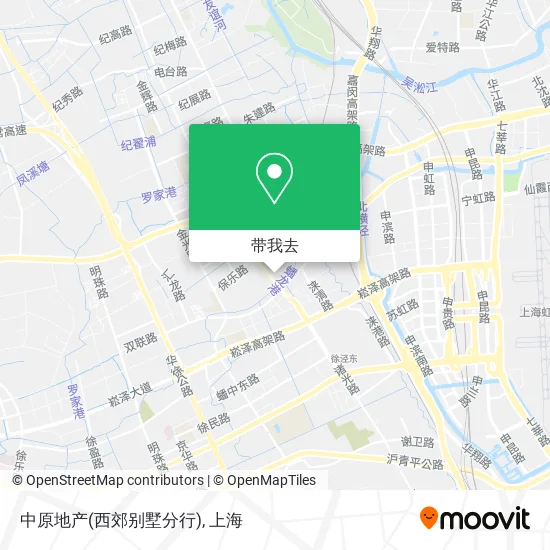 中原地产(西郊别墅分行)地图