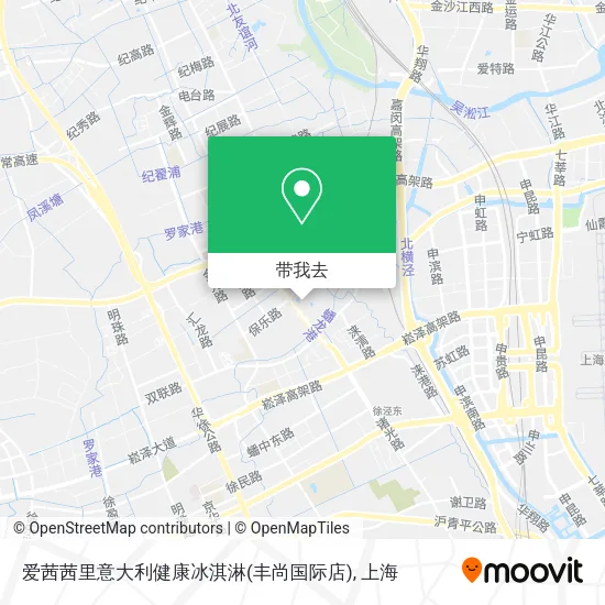 爱茜茜里意大利健康冰淇淋(丰尚国际店)地图