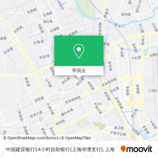 中国建设银行24小时自助银行(上海华漕支行)地图