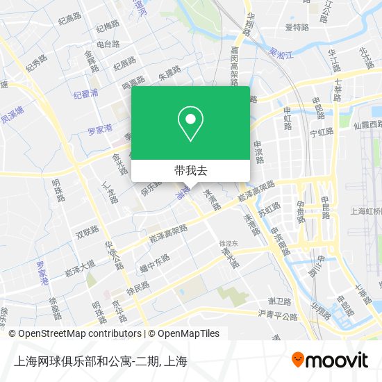 上海网球俱乐部和公寓-二期地图