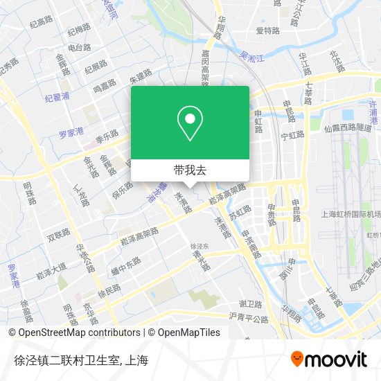 徐泾镇二联村卫生室地图
