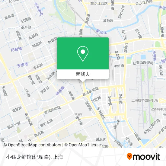 小钱龙虾馆(纪翟路)地图
