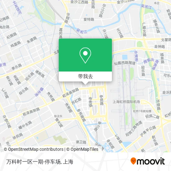 万科时一区一期-停车场地图