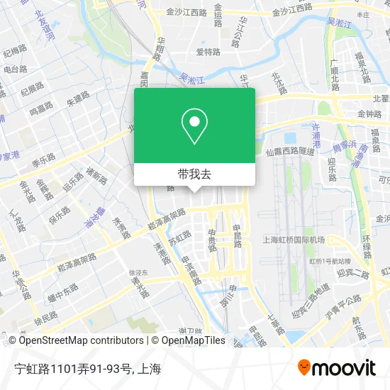 宁虹路1101弄91-93号地图