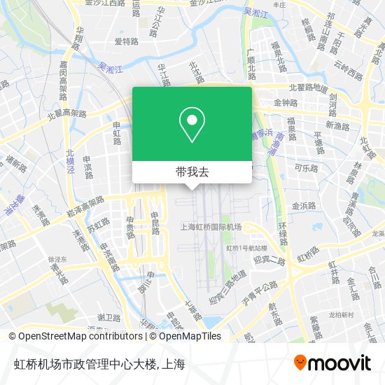 虹桥机场市政管理中心大楼地图