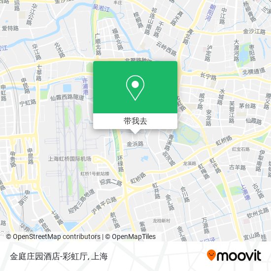 金庭庄园酒店-彩虹厅地图