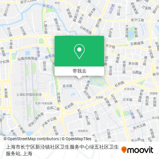 上海市长宁区新泾镇社区卫生服务中心绿五社区卫生服务站地图
