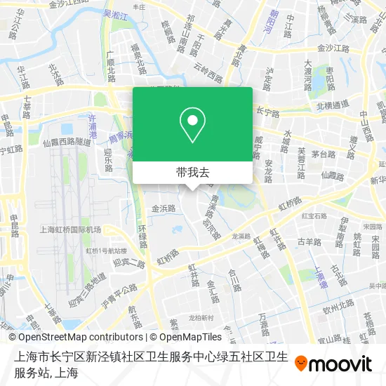 上海市长宁区新泾镇社区卫生服务中心绿五社区卫生服务站地图