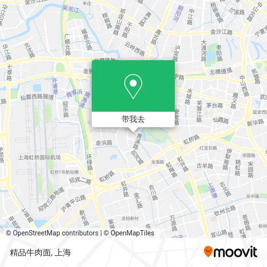 精品牛肉面地图