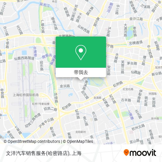 文洋汽车销售服务(哈密路店)地图