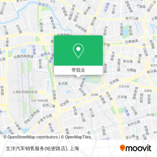 文洋汽车销售服务(哈密路店)地图