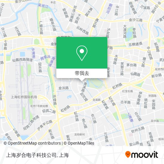 上海岁合电子科技公司地图
