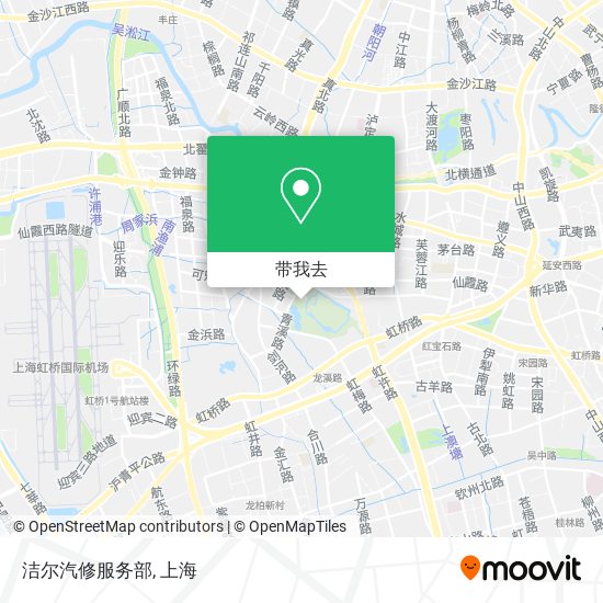 洁尔汽修服务部地图
