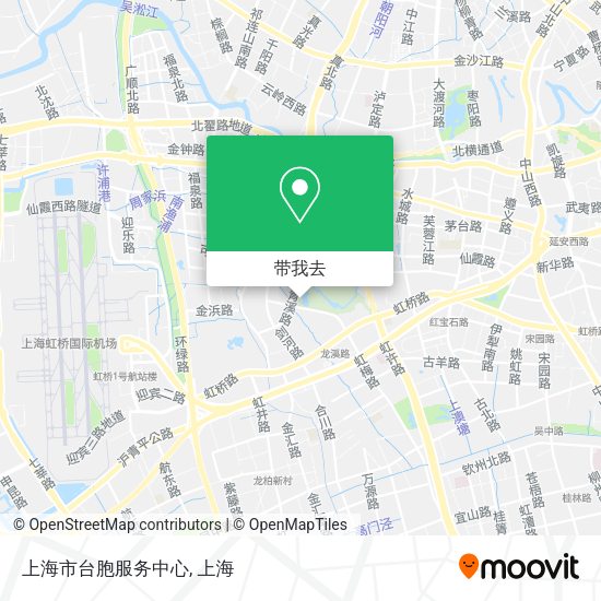 上海市台胞服务中心地图