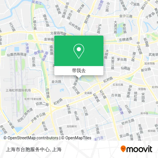 上海市台胞服务中心地图