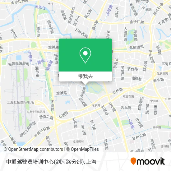 申通驾驶员培训中心(剑河路分部)地图