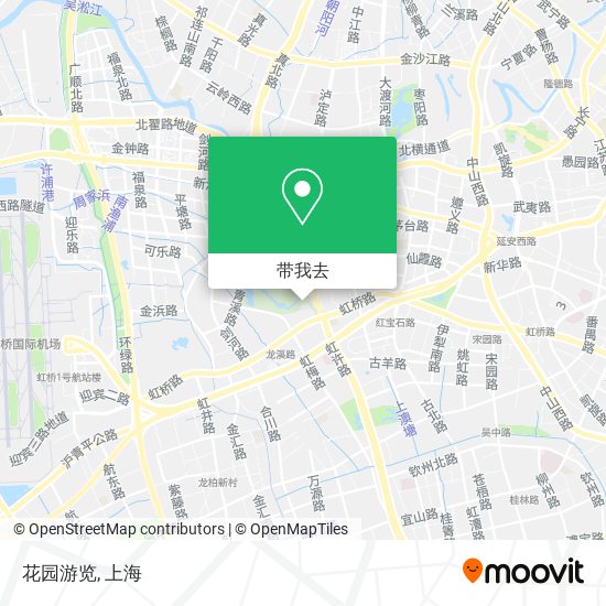 花园游览地图