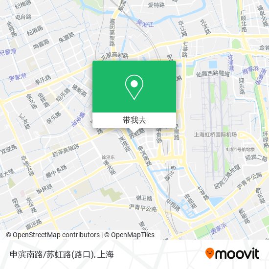 申滨南路/苏虹路(路口)地图