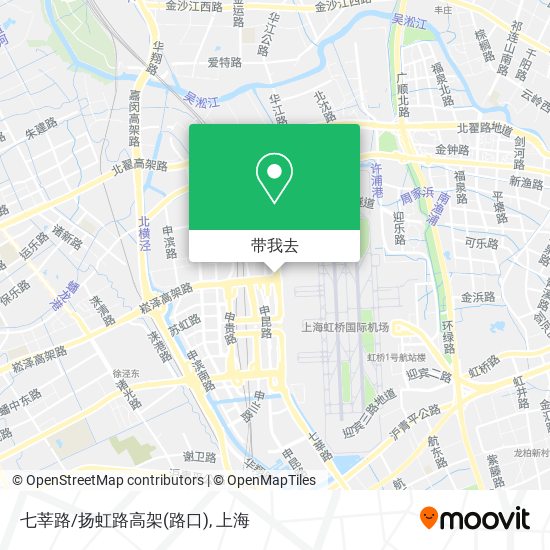 七莘路/扬虹路高架(路口)地图