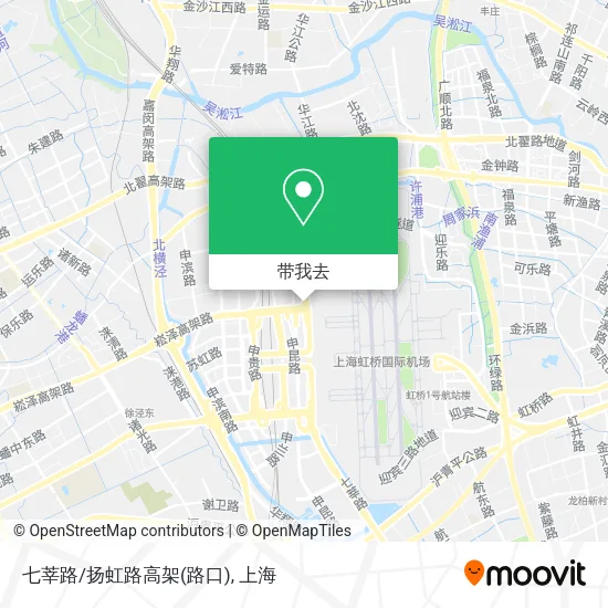 七莘路/扬虹路高架(路口)地图