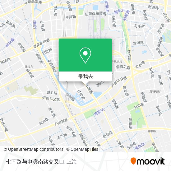 七莘路与申滨南路交叉口地图