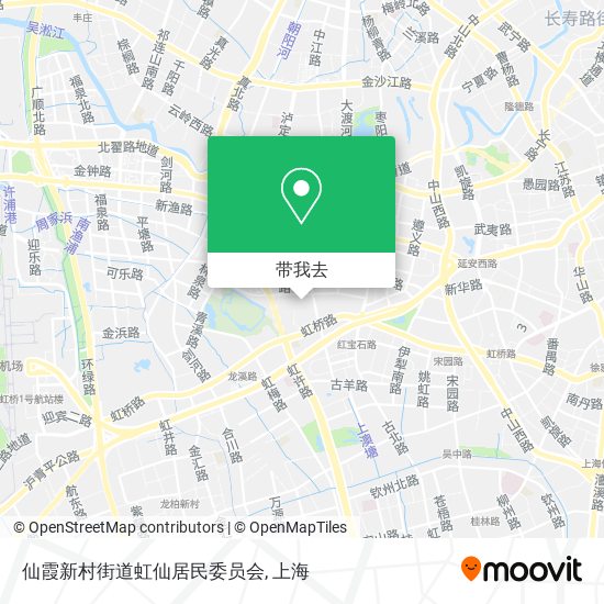 仙霞新村街道虹仙居民委员会地图