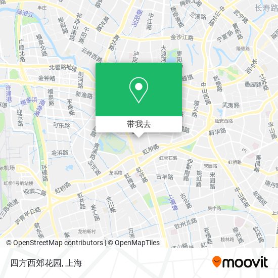 四方西郊花园地图