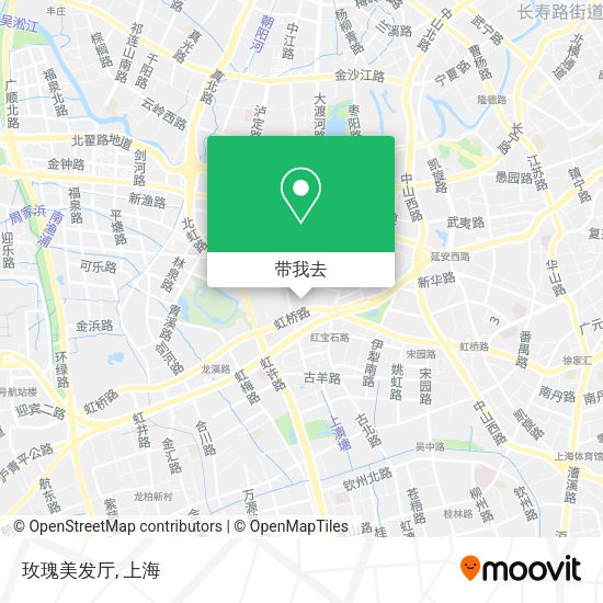 玫瑰美发厅地图