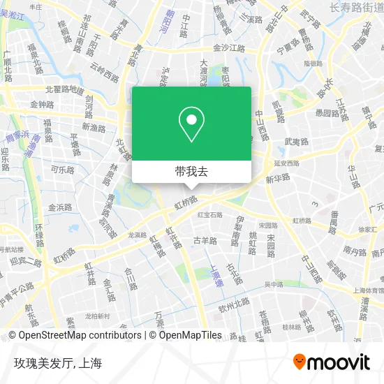 玫瑰美发厅地图