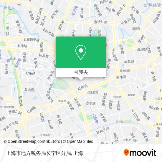 上海市地方税务局长宁区分局地图