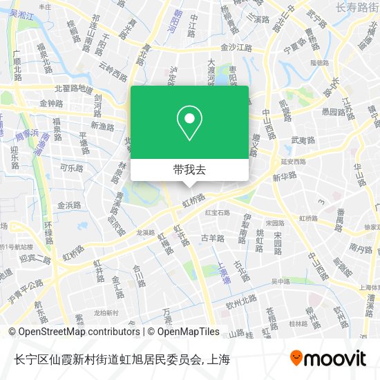 长宁区仙霞新村街道虹旭居民委员会地图