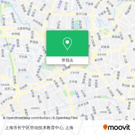 上海市长宁区劳动技术教育中心地图