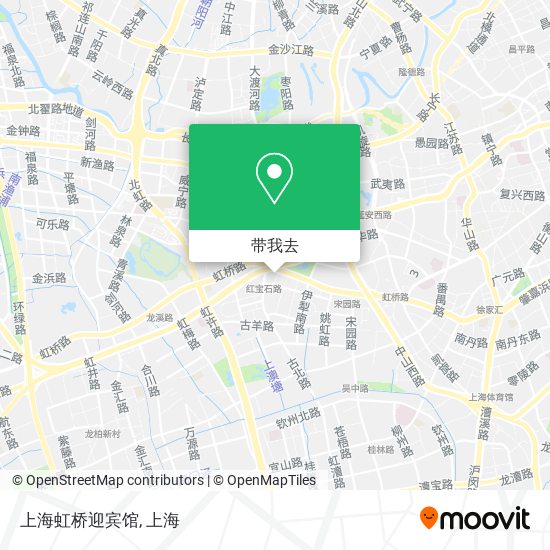 上海虹桥迎宾馆地图