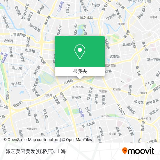 派艺美容美发(虹桥店)地图