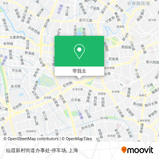 仙霞新村街道办事处-停车场地图