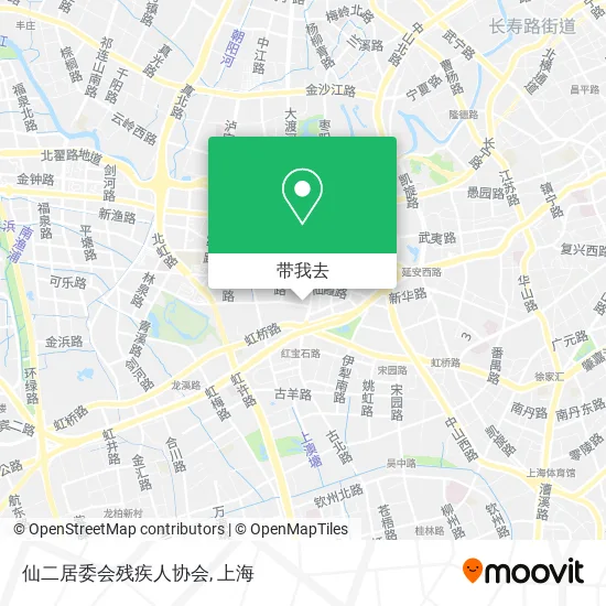 仙二居委会残疾人协会地图