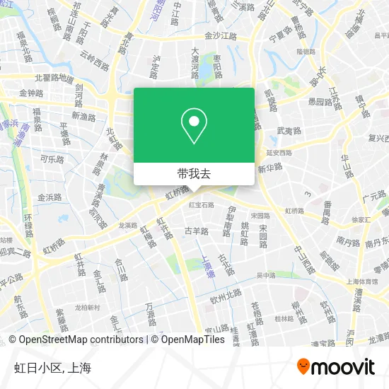 虹日小区地图