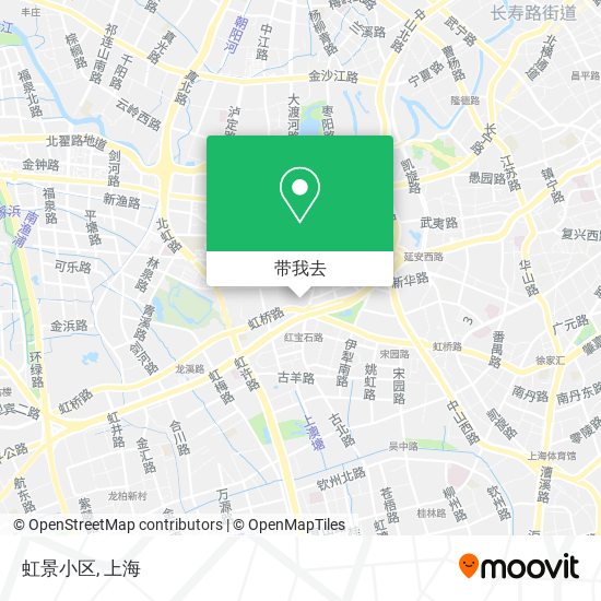 虹景小区地图