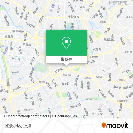 虹景小区地图