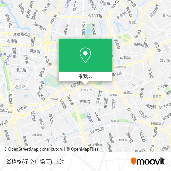 焱格格(星空广场店)地图