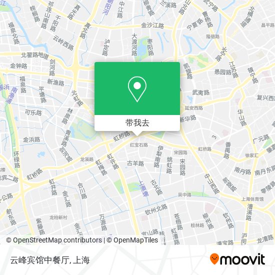 云峰宾馆中餐厅地图