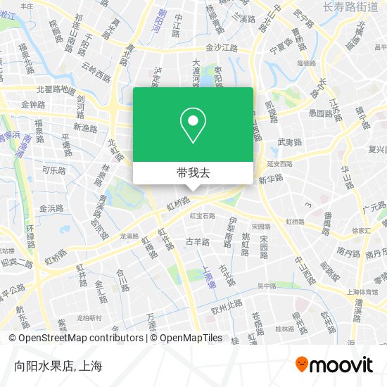 向阳水果店地图