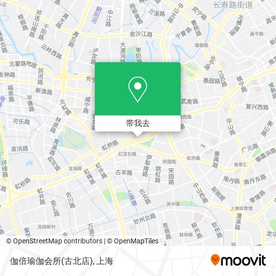 伽倍瑜伽会所(古北店)地图