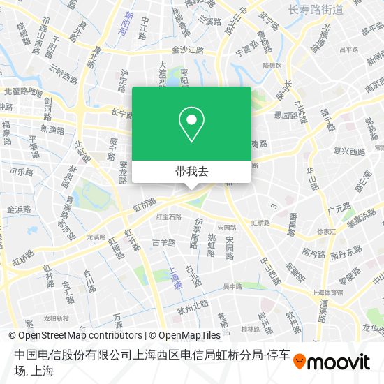 中国电信股份有限公司上海西区电信局虹桥分局-停车场地图