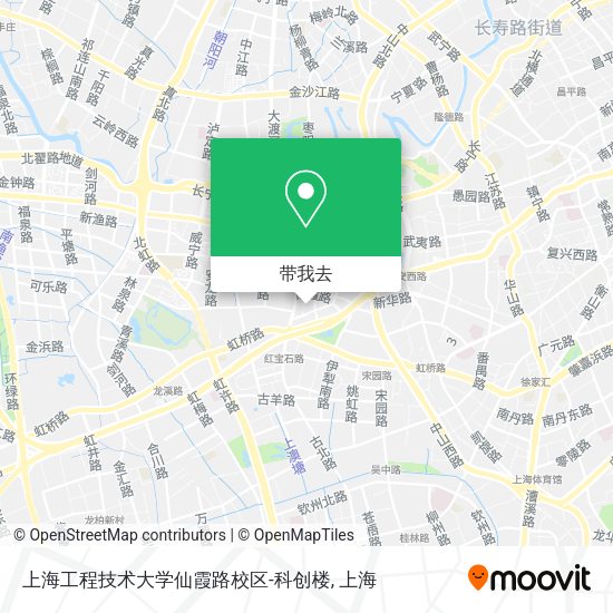 上海工程技术大学仙霞路校区-科创楼地图